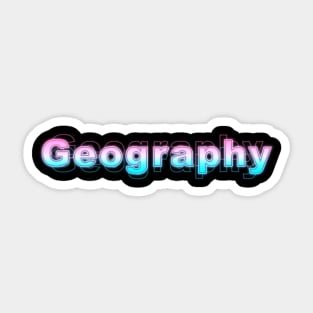 Geography Sticker